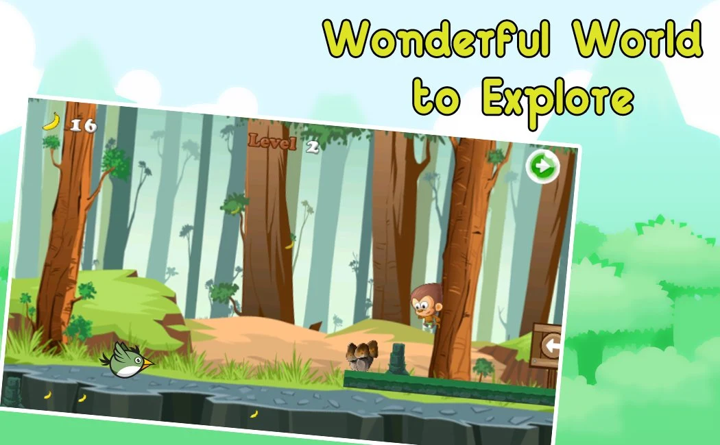 Curious Ape Adventure: Free screenshot